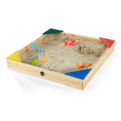 Plum® Junior Wooden Sand Pit [Natural], Pool, Water & Sand Toys Learning SPACE