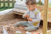 Plum® Wooden Sandpit with Canopy - Natural