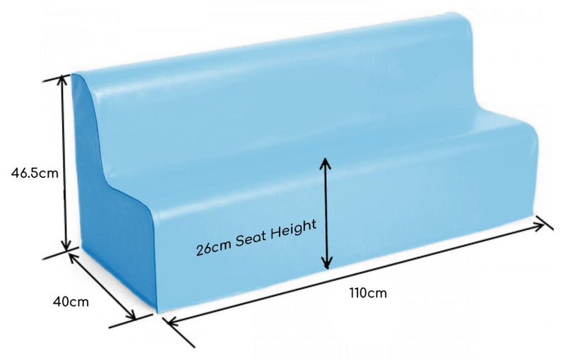 Toddler Vinyl Sofa (26CM Seat Height), Learning SPACE