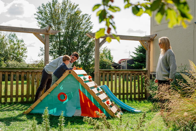 Plum® My First Wooden Playcentre, Outdoor Play Equipment Learning SPACE