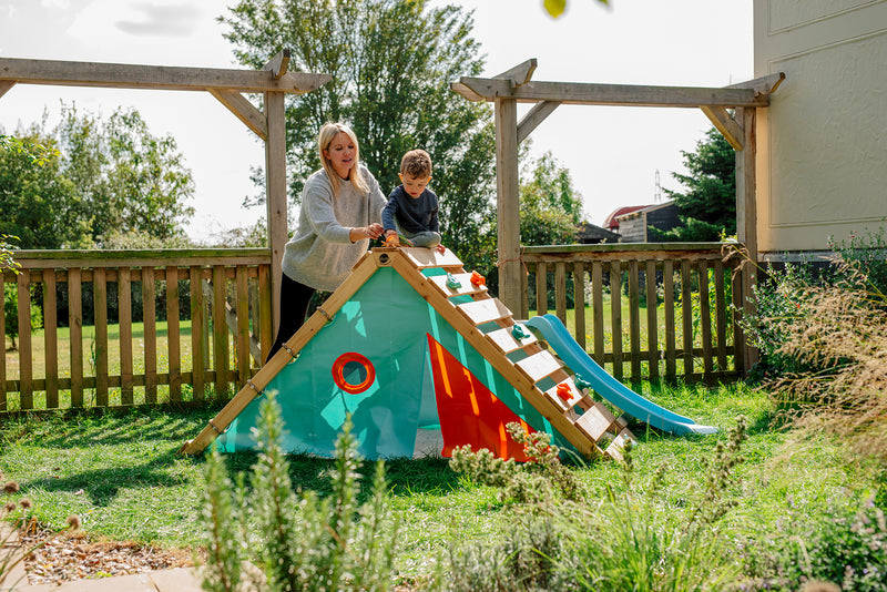 Plum® My First Wooden Playcentre, Outdoor Play Equipment Learning SPACE