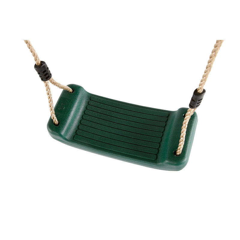Plum® Wooden Double Swing Set, Outdoor Play Equipment Learning SPACE