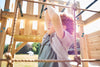 Plum® Wooden Climbing Cube XL, Outdoor Play Equipment Learning SPACE