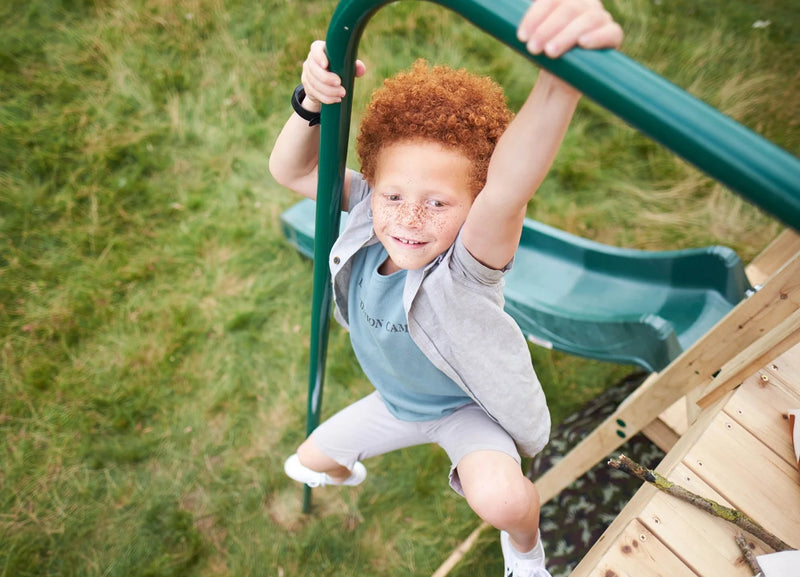 Plum® Wooden Climbing Cube XL, Outdoor Play Equipment Learning SPACE