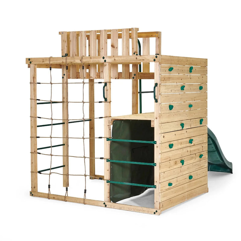 Plum® Wooden Climbing Cube XL, Outdoor Play Equipment Learning SPACE
