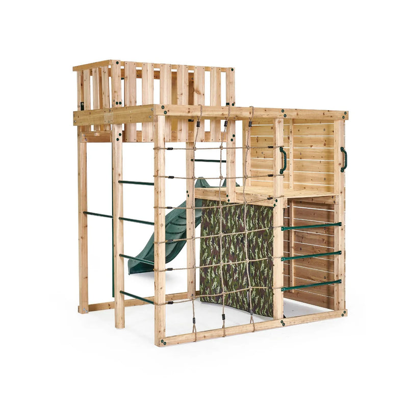 Plum® Wooden Climbing Cube XL, Outdoor Play Equipment Learning SPACE