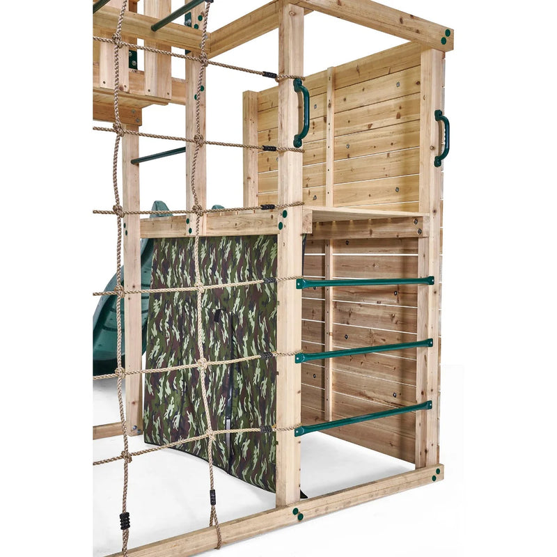 Plum® Wooden Climbing Cube XL, Outdoor Play Equipment Learning SPACE