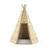 Plum® Wooden Teepee Hideaway Den, Outdoor Play Equipment Learning SPACE