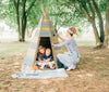 Plum® Wooden Teepee Hideaway Den, Outdoor Play Equipment Learning SPACE