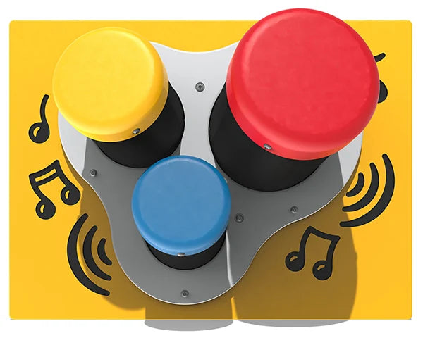 3 Bongos Musical Panel, Learning SPACE