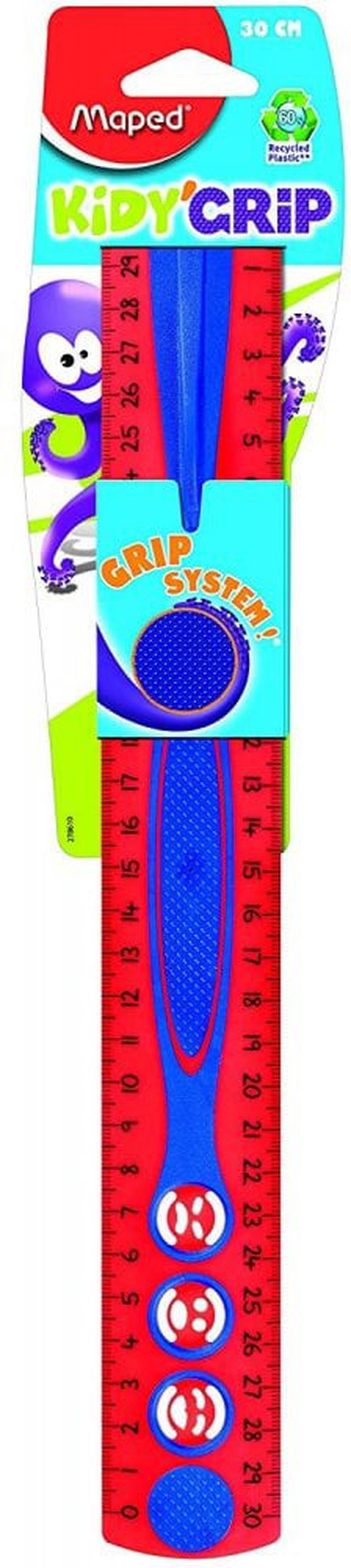 30cm Kidygrip Ruler, Learning SPACE