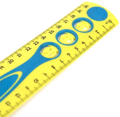 30cm Kidygrip Ruler, Learning SPACE