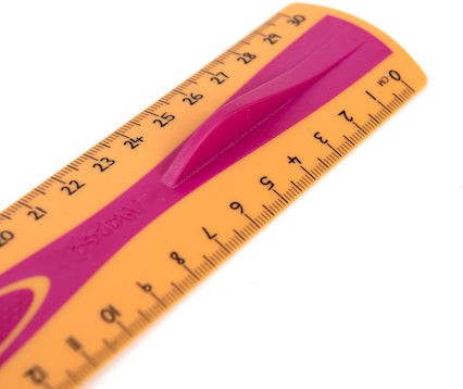 30cm Kidygrip Ruler, Learning SPACE
