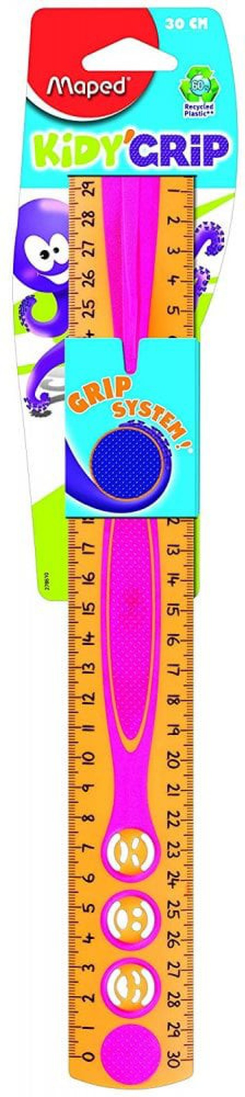 30cm Kidygrip Ruler, Learning SPACE