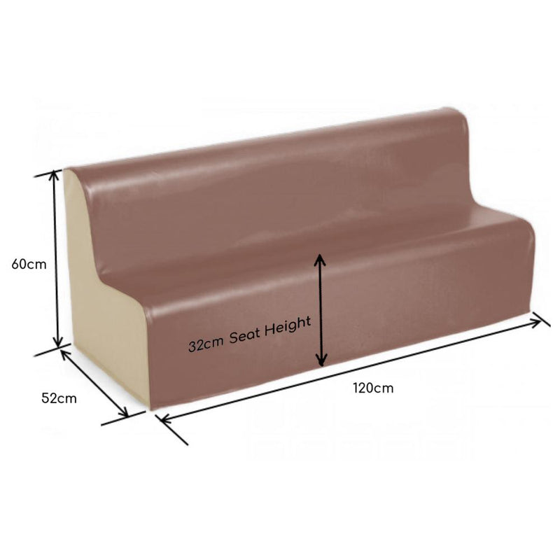Vinyl Sofa (32CM Seat Height), Earth Learning SPACE