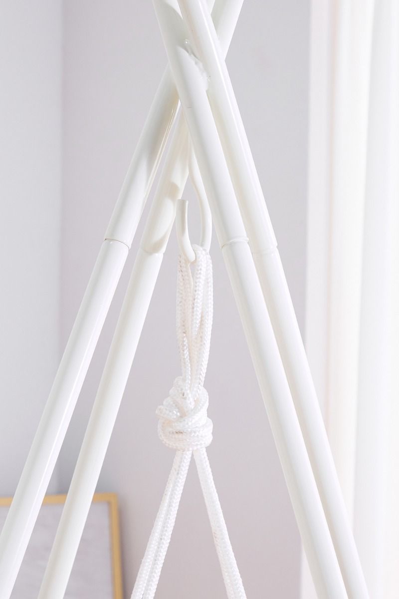 36" TeePee Indoor Seat Swing with Canopy, Learning SPACE