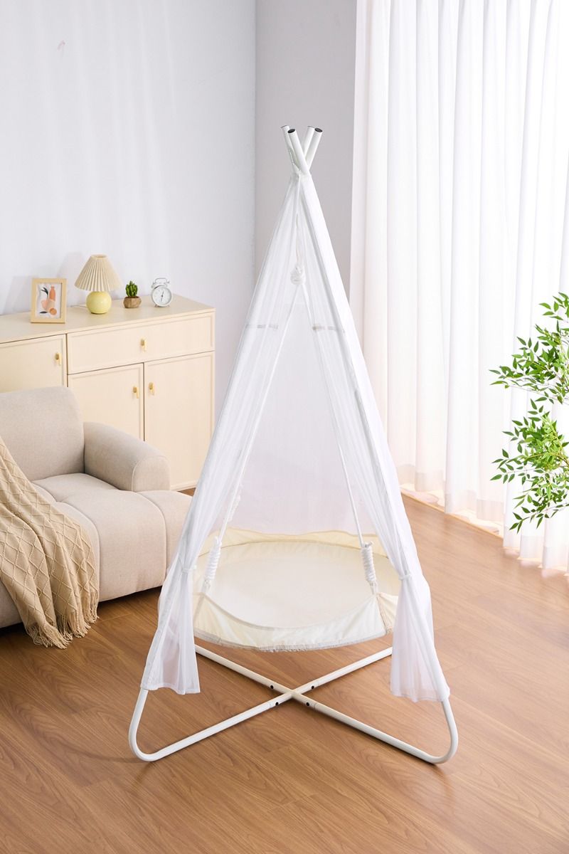 36" TeePee Indoor Seat Swing with Canopy, Learning SPACE