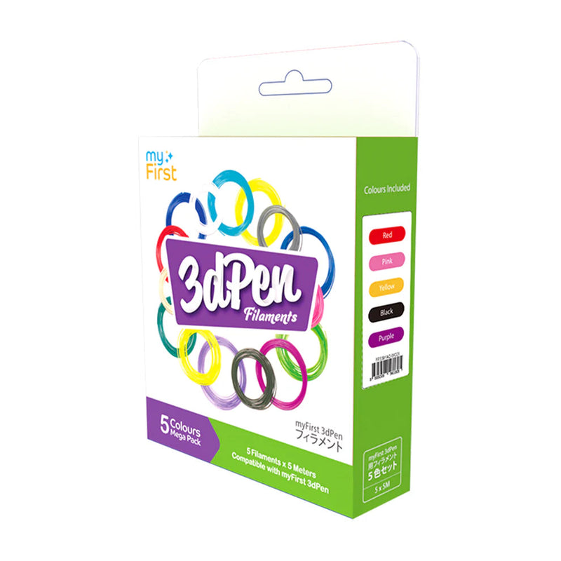 3D Pen Make Filament Refill | PCL 5 Colours, Warm Colours Learning SPACE