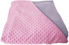 3kg Weighted Blanket & Pillow Case Small (90 x 100)-AllSensory, Autism, Calmer Classrooms, Calming and Relaxation, Comfort Toys, Core Range, Down Syndrome, Helps With, Matrix Group, Neuro Diversity, Nurture Room, Proprioceptive, Sensory Processing Disorder, Sensory Seeking, Sleep Issues, Weighted & Deep Pressure, Weighted Blankets-Pink/Grey-Learning SPACE