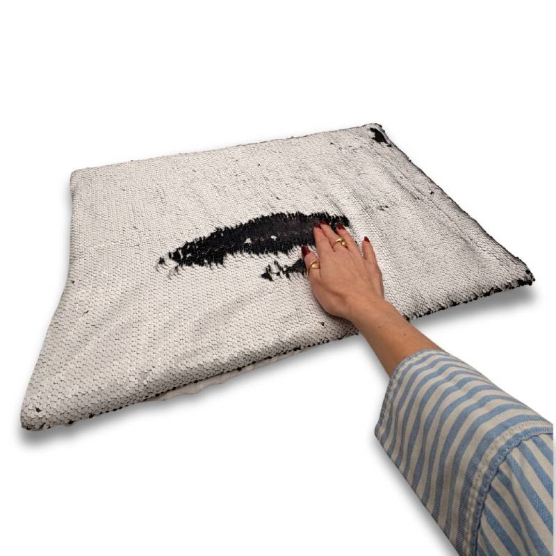 3kg Weighted Sequin Lap Pad – Black and white, Learning SPACE