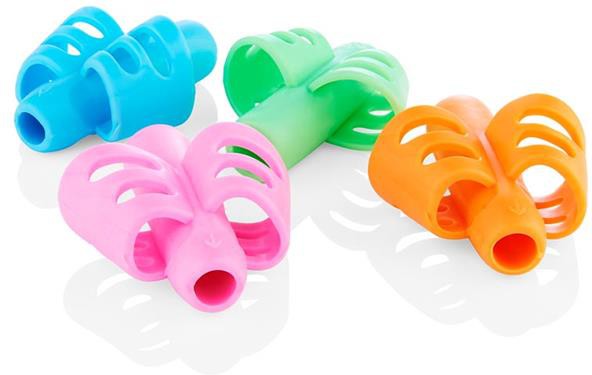 4 Butterfly Junior Pencil Grips, Learning SPACE