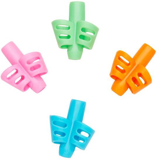 4 Butterfly Junior Pencil Grips, Learning SPACE