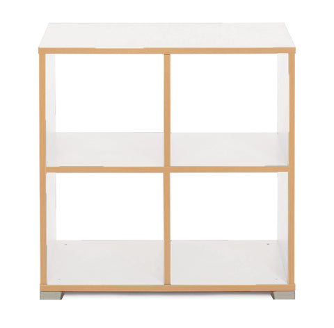 4 Cube Room Divider - Bubble Gum Range-Dividers,Dropship,Monarch UK,Shelves,Storage,Wellbeing Furniture-White-MEQ9021WHITE-Learning SPACE