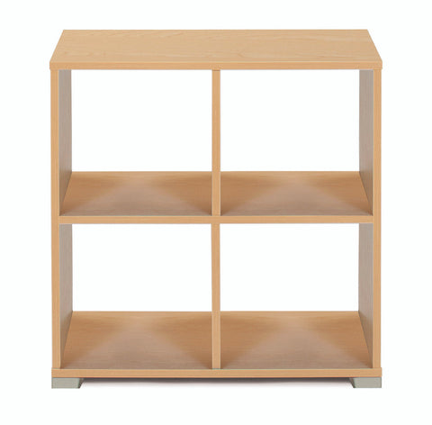 4 Cube Room Divider - Bubble Gum Range-Dividers,Dropship,Monarch UK,Shelves,Storage,Wellbeing Furniture-Maple-MEQ9021MAP-Learning SPACE