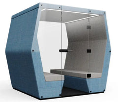 4 Seat Bill-Booth Acoustic Meeting Pod-booth,Noise Reduction,Nooks dens & Reading Areas,pod,Reading Area-Learning SPACE