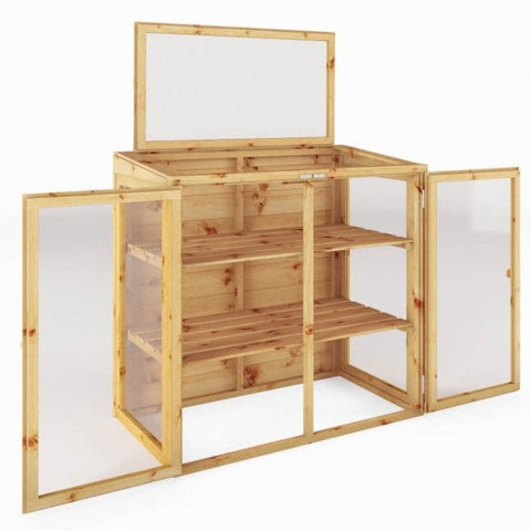 4 x 2 Mini Greenhouse-Forest School & Outdoor Garden Equipment, Greenhouses & Planters, Mercia Garden Products, Pollination Grant, Sensory Garden, Shelves, Storage, Wellbeing Furniture-Learning SPACE