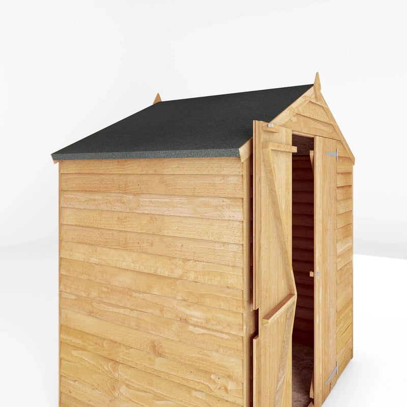 4 x 6 Overlap Apex - Double Door - Windowless Shed, Learning SPACE