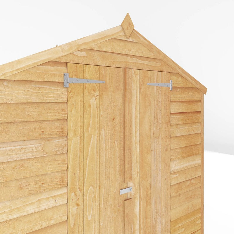 4 x 6 Overlap Apex - Double Door - Windowless Shed, Learning SPACE