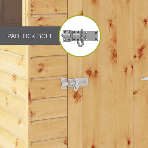 4 x 6 Shiplap Apex - Front Windows Shed-Dropship,Eco Friendly,Forest School & Outdoor Garden Equipment,Mercia Garden Products,Sheds,Wellbeing Furniture-Learning SPACE