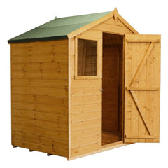 4 x 6 Shiplap Apex - Front Windows Shed-Dropship,Eco Friendly,Forest School & Outdoor Garden Equipment,Mercia Garden Products,Sheds,Wellbeing Furniture-Learning SPACE