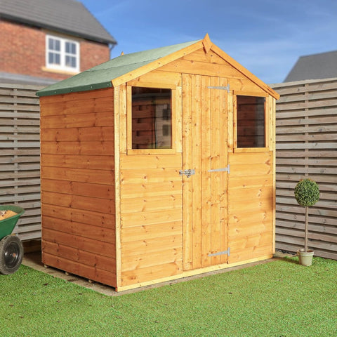 4 x 6 Shiplap Apex - Front Windows Shed-Dropship,Eco Friendly,Forest School & Outdoor Garden Equipment,Mercia Garden Products,Sheds,Wellbeing Furniture-Learning SPACE
