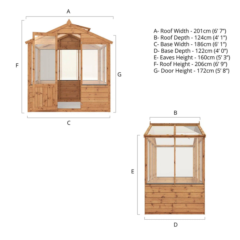 4 x 6 Traditional Greenhouse, Learning SPACE