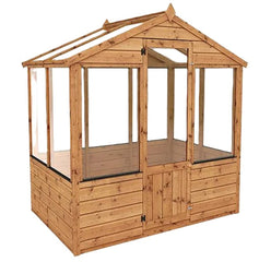 4 x 6 Traditional Greenhouse-Dropship,Eco Friendly,Forest School & Outdoor Garden Equipment,Greenhouses & Planters,Mercia Garden Products,Pollination Grant,Sheds,Wellbeing Furniture-Mainland UK Install-SI-004-003-0001-SI-INSTALL090-Learning SPACE