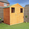 4 x 6 Shiplap Apex - Front Windows Shed-Eco Friendly, Forest School & Outdoor Garden Equipment, Mercia Garden Products, Sheds, Wellbeing Furniture-Learning SPACE