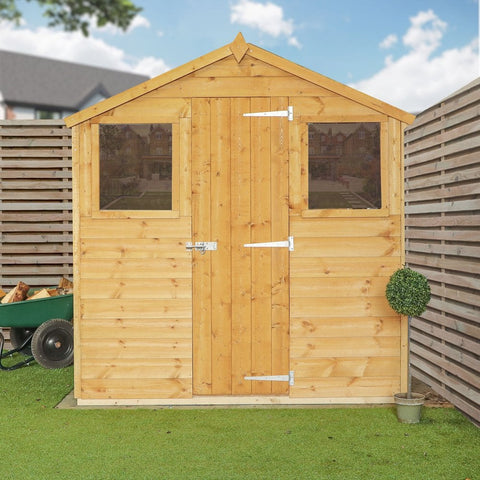 4 x 6 Shiplap Apex - Front Windows Shed-Eco Friendly, Forest School & Outdoor Garden Equipment, Mercia Garden Products, Sheds, Wellbeing Furniture-Learning SPACE