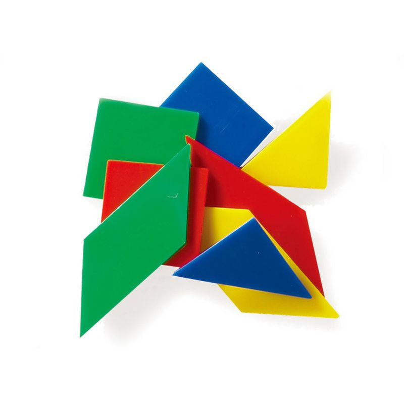 Plastic Pattern Blocks, Maths Toys Learning SPACE