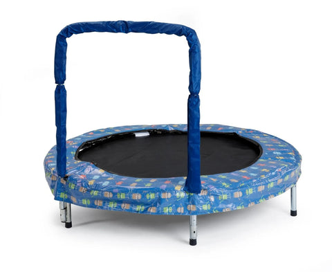48” Themed Mini Trampoline – With Grab Rail-Trampoline-Bounce,Dropship,JumpKing,Trampoline,Trampolines,YJ Europe-Learning SPACE