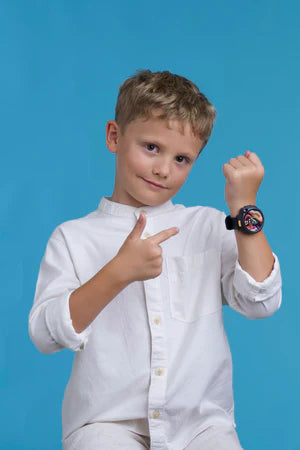 4G eSIM Kids Smart Watch with GPS Tracking, Video Call (Round) | myFirst Fone R2, Learning SPACE