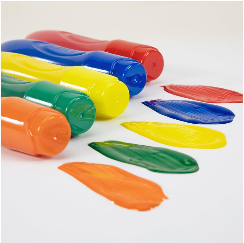 5 Classic Colours Squeeze N Brush, Learning SPACE
