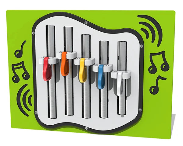 5 Tube Cam Chimes Musical Panel, Learning SPACE