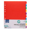 50 Extra Wide 230gsm Index Dividers, Learning SPACE
