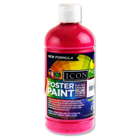 500ml Poster Paint Tub-Art Materials,Arts & Crafts,Early Arts & Crafts,Paint,Premier Office,Primary Arts & Crafts-Magenta-C0924565-Learning SPACE