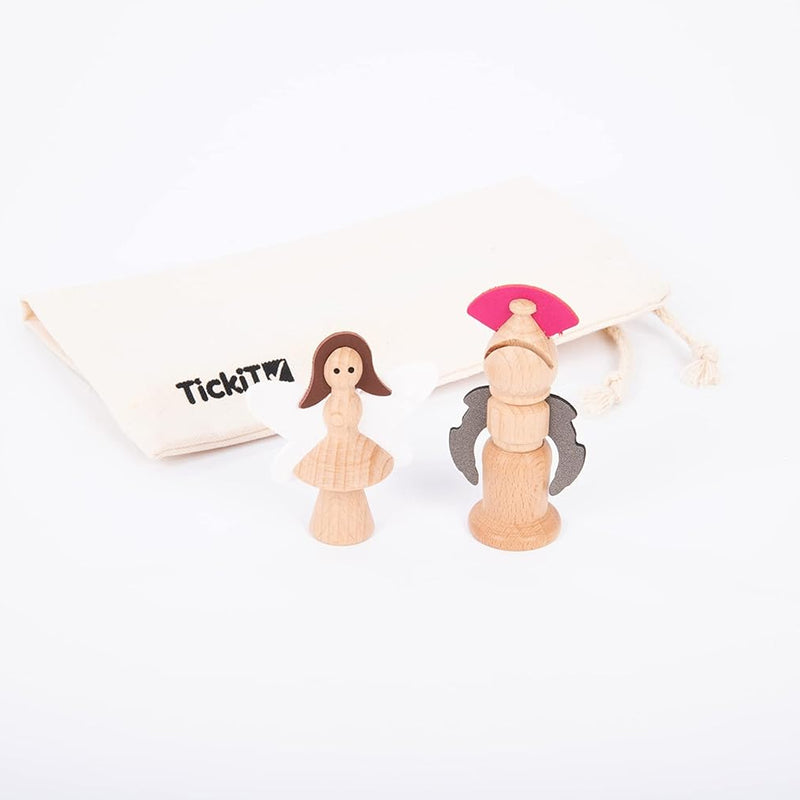 Wooden Enchanted Figures Set, Learning SPACE