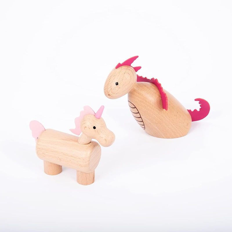 Wooden Enchanted Figures Set, Learning SPACE