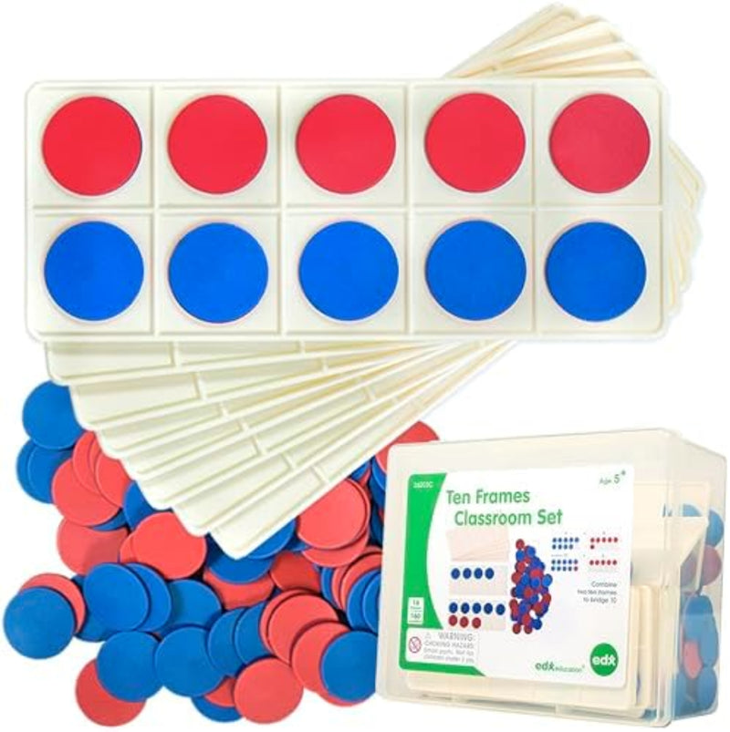 Ten Frames Classroom Set (176), Maths Toys Learning SPACE