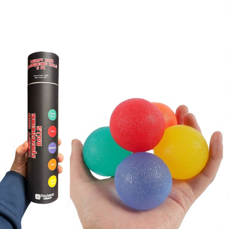 5PK Therapy Hand Strengthening Balls, Learning SPACE